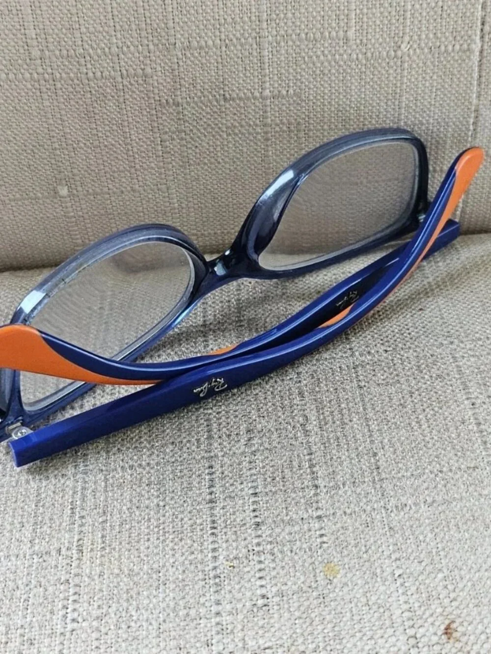 Ray-Ban Youth Glasses Frame Eyewear RB1586 3775 Eyeglasses Navy Blue/Orange